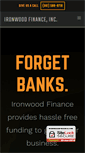 Mobile Screenshot of ironwoodfinance.com